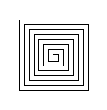 Spirale qui s'arrête